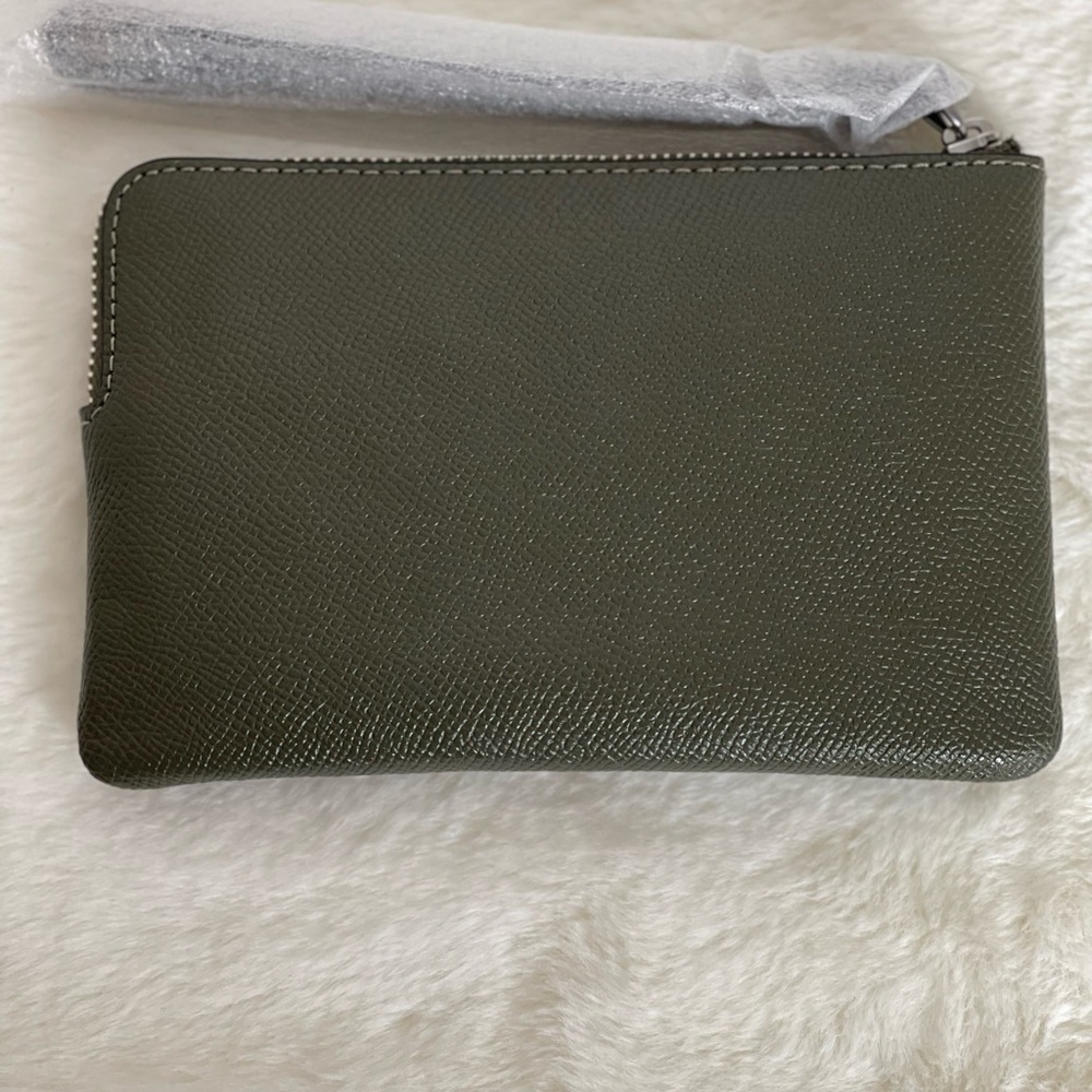 Coach Corner Wristlet Wallet Leather - Picture 5 of 7